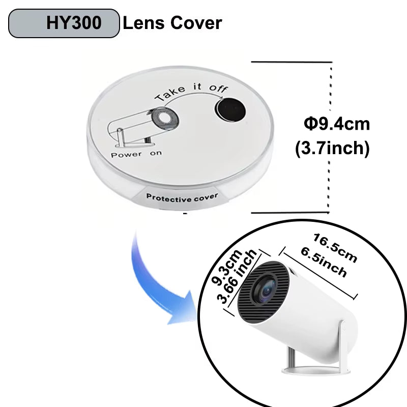 HY300PRO Projector Lens Protection Cover Avoid Dust Lens Protector for Magcubic HY300 Protector for Hy300Pro Projector Hy300Plus