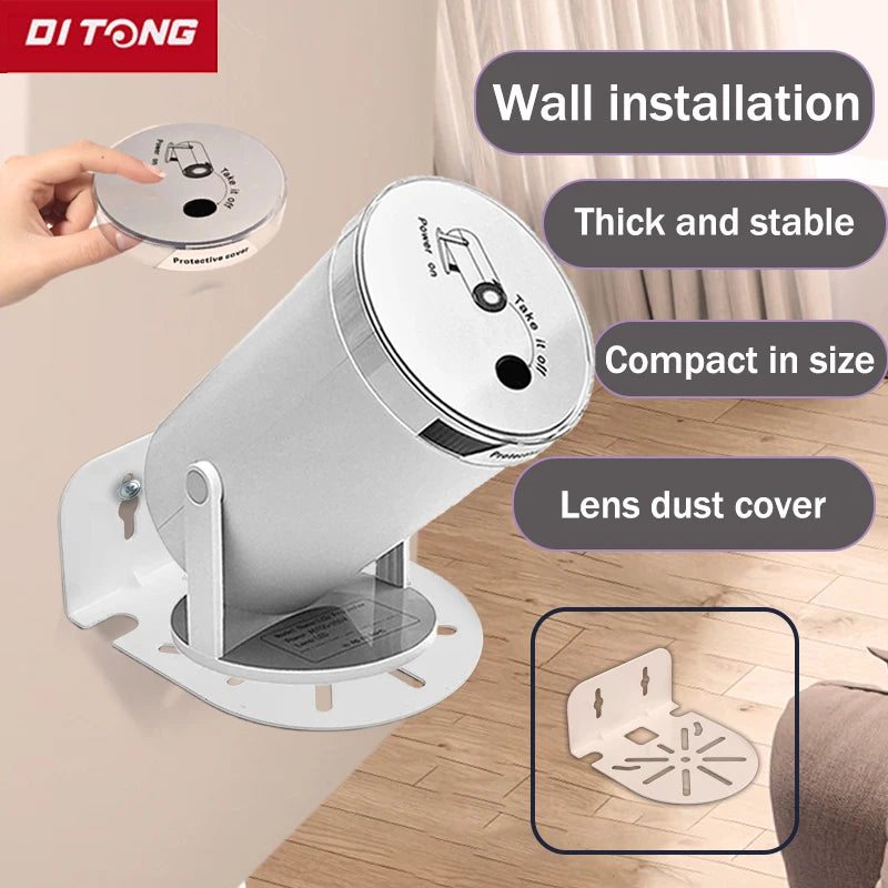 ﻿ NEW Wall Mount Projector Stand Sturdy Durable Metal Bracket Compatible with HY300 Pro Projector