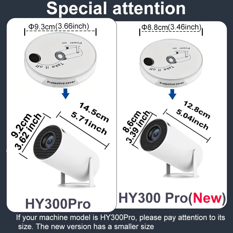 HY300PRO Projector Lens Protection Cover Avoid Dust Lens Protector for Magcubic HY300 Protector for Hy300Pro Projector Hy300Plus